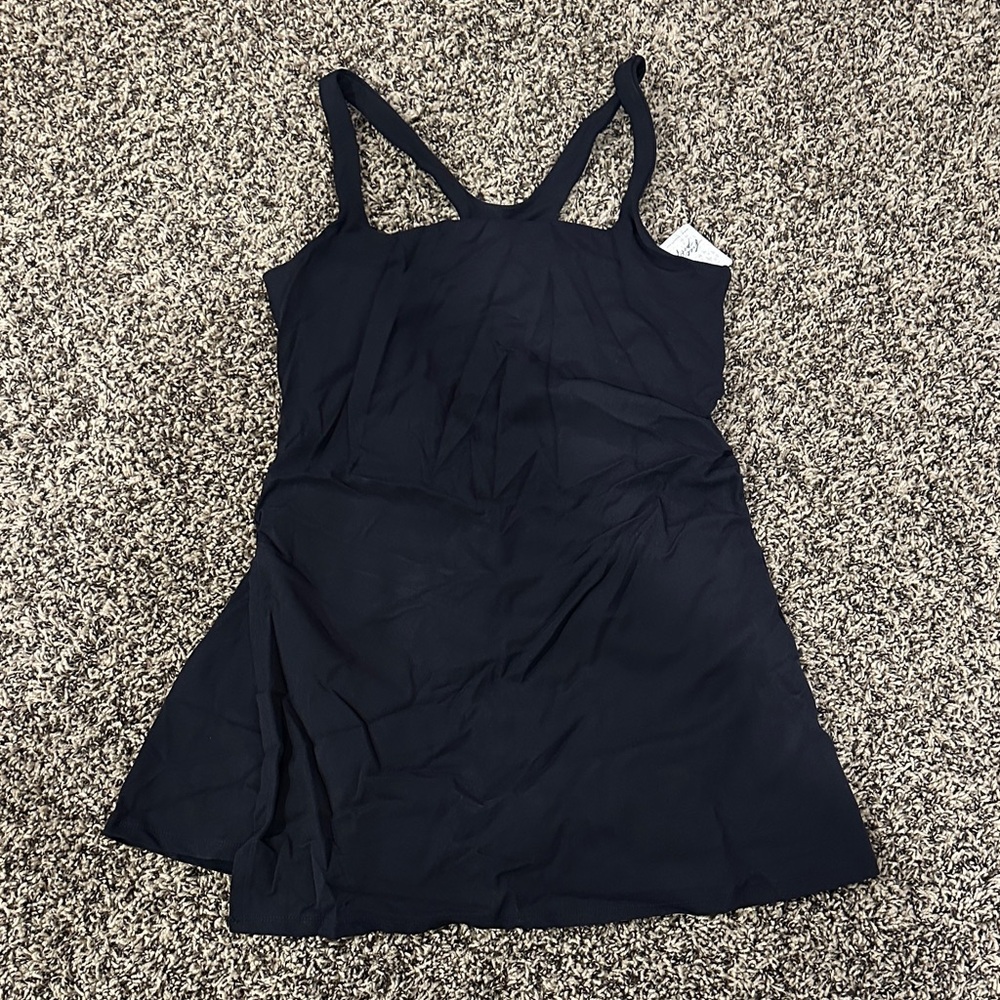 FP Movement by Free People Black Athletic Tank Dress